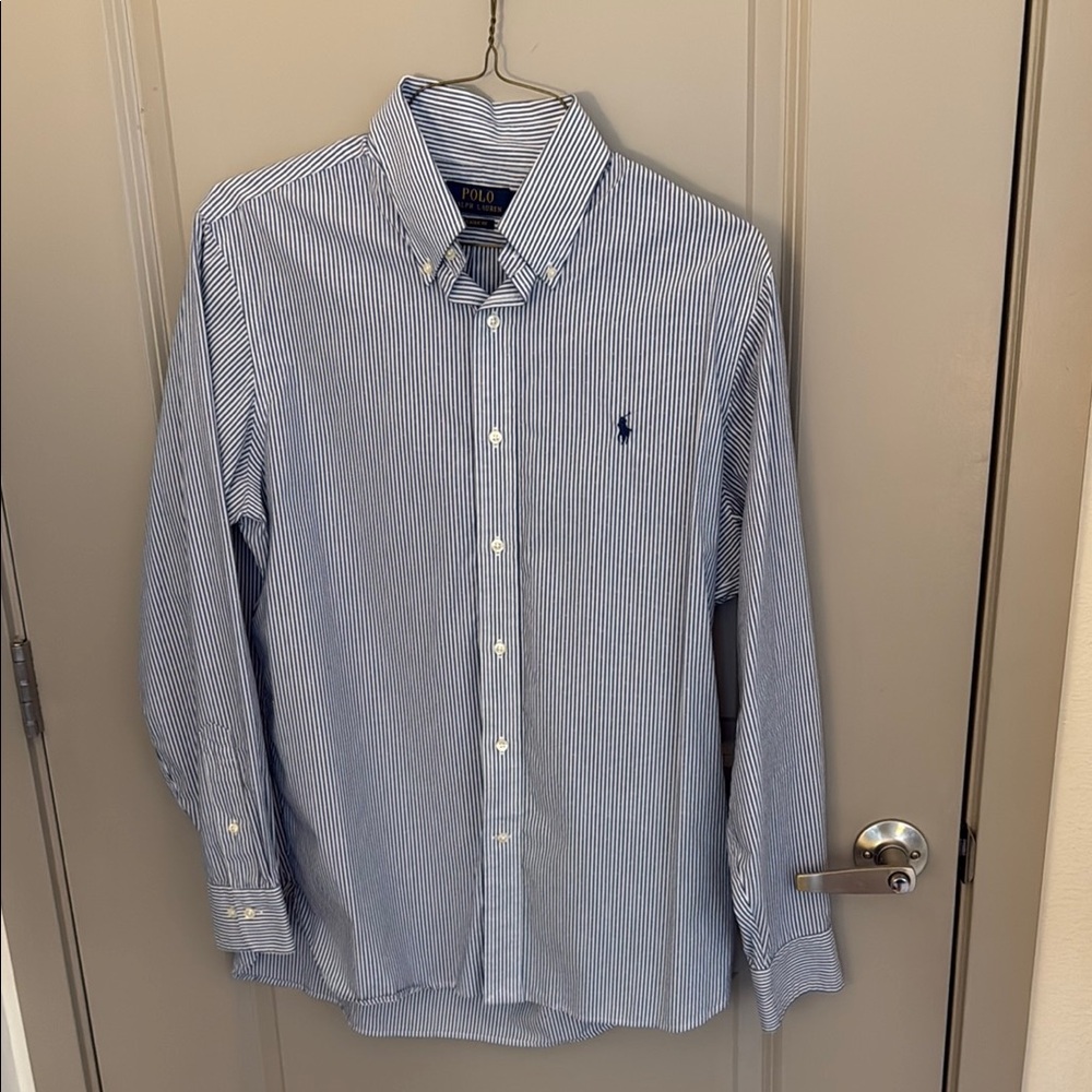 Polo by Ralph Lauren Blue Dress Button Down Shirt